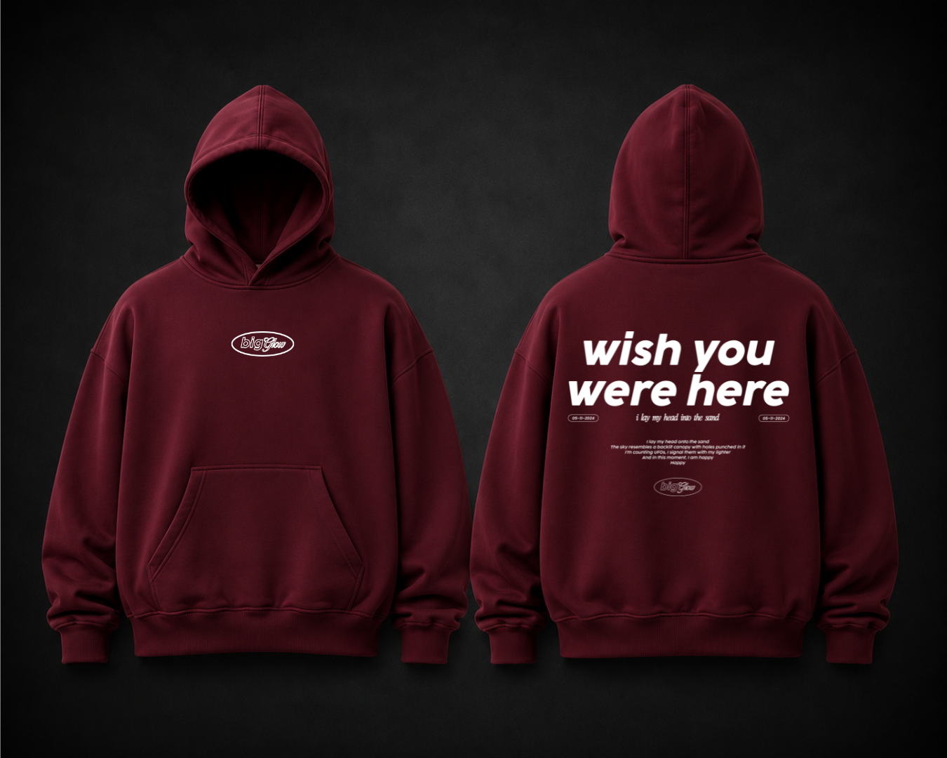 Wish you were here Hoodie